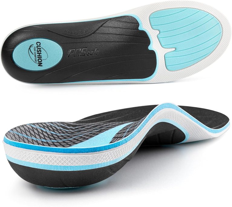 PCSsole Plantar Fasciitis Insoles Men Women- 220+lbs Heavy Duty High A...