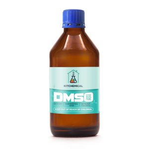 Pharmaceutical Grade 99.9% Pure DMSO in a Glass Bottle, Pure Liquid Di...