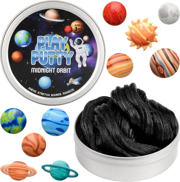 Play Putty Therapy Putty for Kids with Charms Midnight Orbit Space The...
