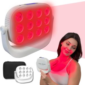 Portable Red Light Therapy Kit for Skin & Sleep (w/ Travel Case) - 650...