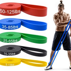 Pull Up Bands, Resistance Bands, Pull Up Assistance Bands Set for Men ...