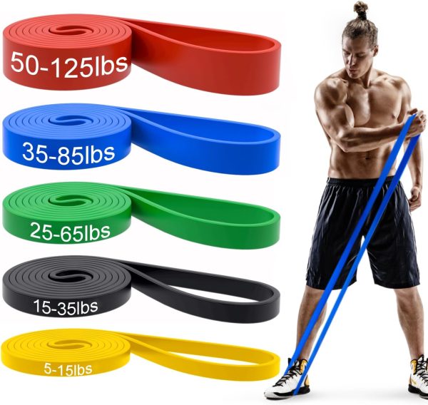 Pull Up Bands, Resistance Bands, Pull Up Assistance Bands Set for Men ...