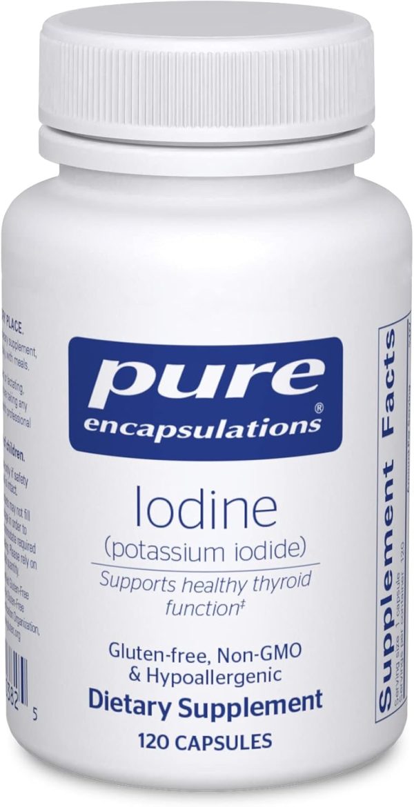 Pure Encapsulations Iodine - Supplement to Support The Thyroid & Help ...