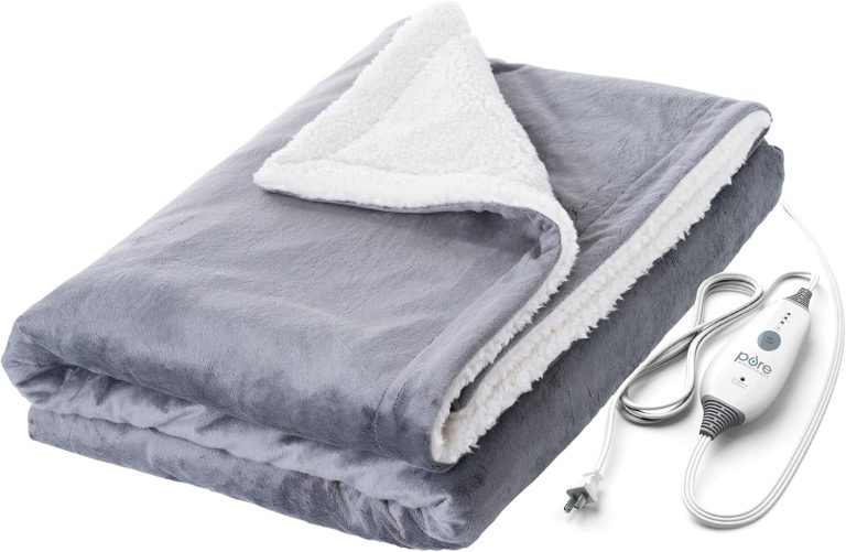 Pure Enrichment WeightedWarmth - 2-in-1 Heated Weighted Blanket, 13 lb...