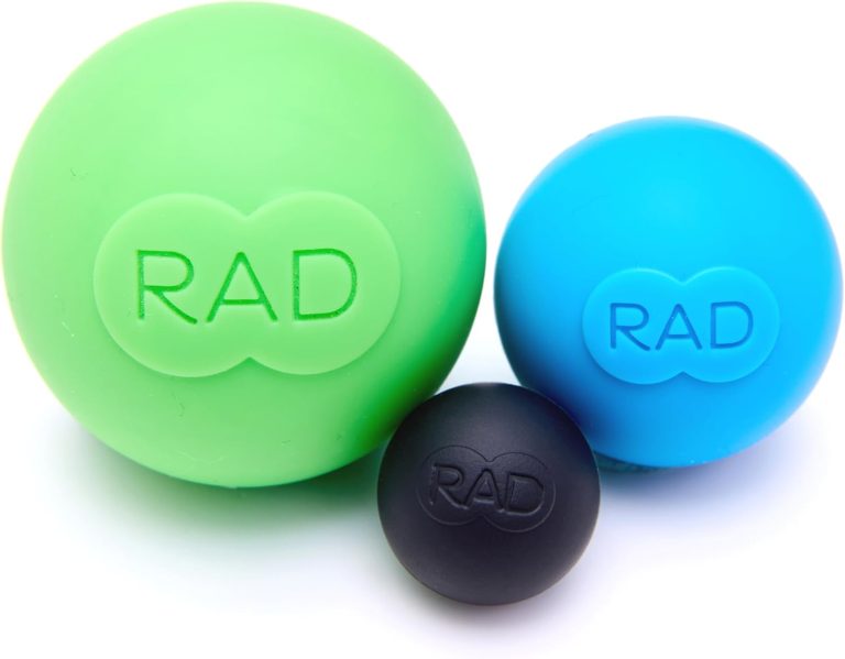 RAD Rounds – Extra Soft Yoga Deep Tissue Massage Ball Set – Myofascial...