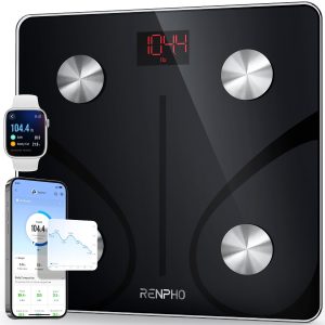 RENPHO Smart Scale for Body Weight, FSA HSA Eligible, Digital Bathroom...
