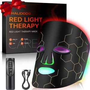 Red Light Therapy Mask for Face, 8 Mode LED Face Mask, 288 Lamp Red Li...