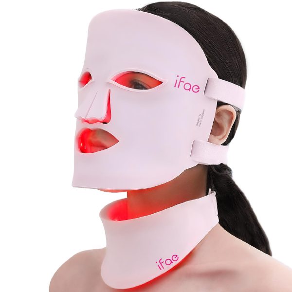 Red Light Therapy Mask for Face and Neck, 7 Colors Led Face Mask Light...