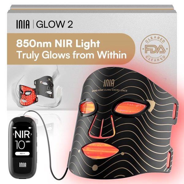 Red Light Therapy Mask for Face – 4 Light Modes with 850nm NIR, Red & ...