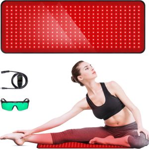 Red Light Therapy for Body, 31.5" * 11.8" Red Light Therapy Pad, Dual ...