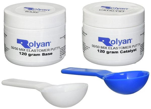 Rolyan 50/50 Mix Elastomer Putty, 8.47 oz., Pliable Occupational Thera...