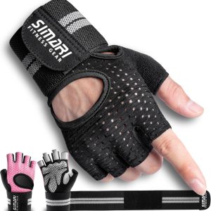 SIMARI Breathable Workout Gloves for Men Women, Padded Weight Lifting ...