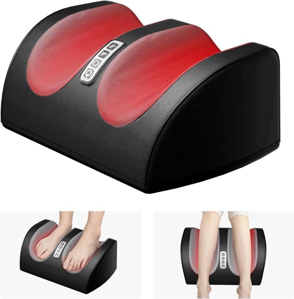 Shiatsu Foot Massager Machine with Heat, Foot and Calf Massager with M...