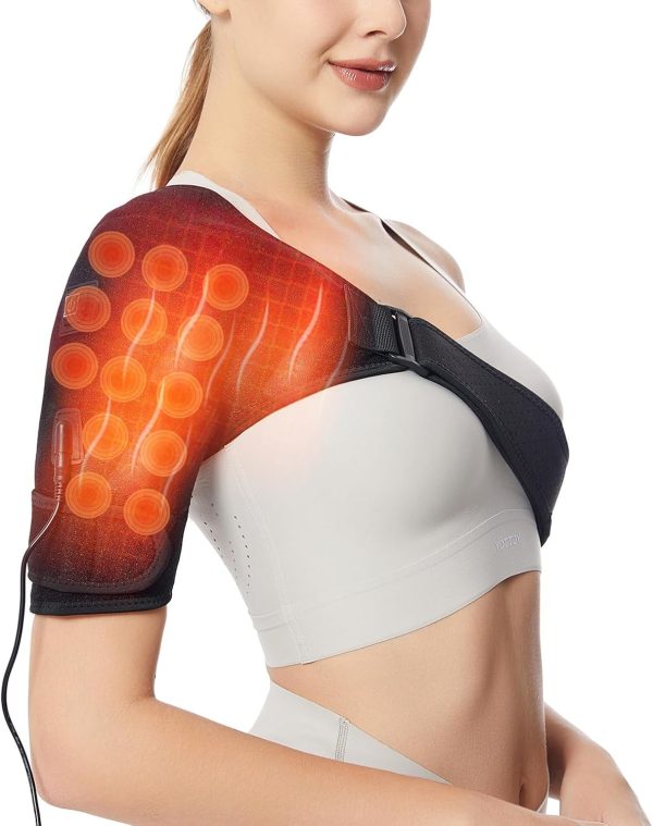 Shoulder Heating Pads Wrap,3 Heat Settings for Shoulder,Relieve Muscle...