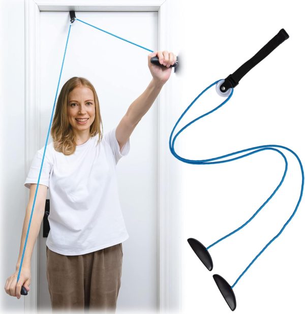 Shoulder Pulley Over The Door Physical Therapy System, Exercise Pulley...