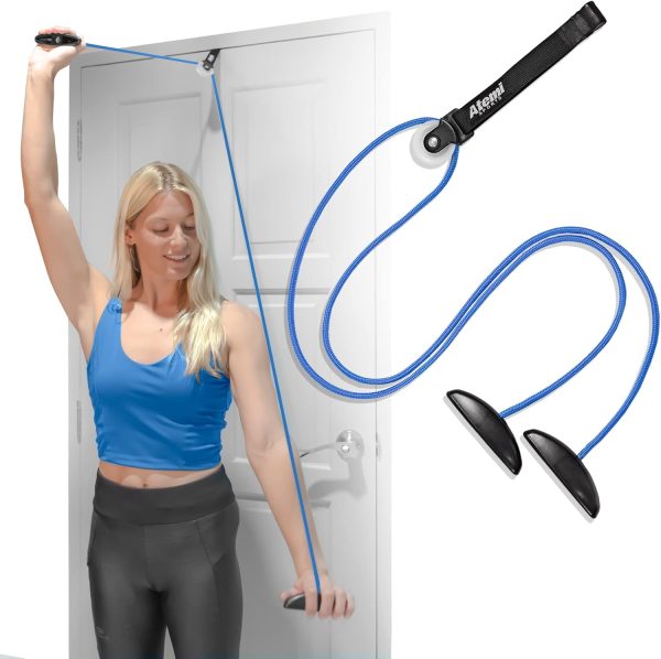 Shoulder Pulley for Physical Therapy, Over Door Pulley for Shoulder Re...