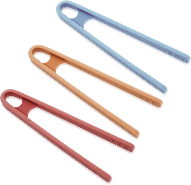 Sibba Silicone Mini Tongs 3 Pcs Small Cooking Tong Colorful Serving Ki...