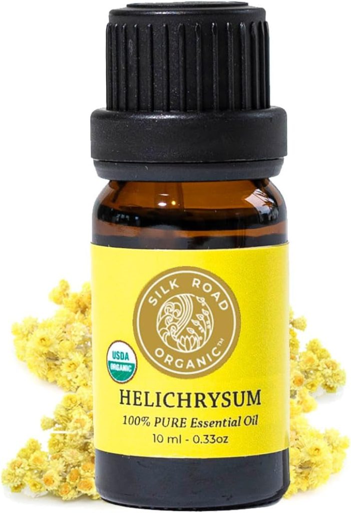 Silk Road Organic Helichrysum Italicum Essential Oil, 100% Pure Undilu...
