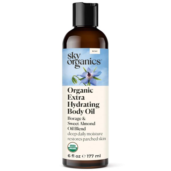 Sky Organics Body Oil, Extra Hydrating & Nourishing Organic Skin Care ...