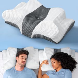 Sleep Doctor Approved Cervical Neck Pillow for Sleeping, Ergonomic Con...
