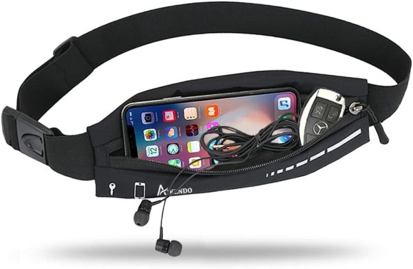 Slim Running Belt for Women Men,Runners Fanny Pack Phone Holder,Runnin...