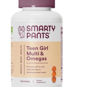 SmartyPants Teen Girl Multivitamin Gummies: Omega 3 Fish Oil (EPA/DHA)...