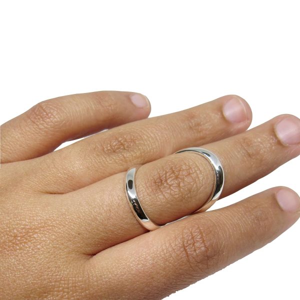 Sterling Silver Swan Splint Ring for DIP or PIP joint