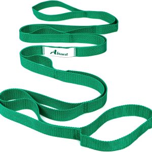 Stretching Strap Yoga Straps for Physical Therapy, 10 Loops Non-Elasti...