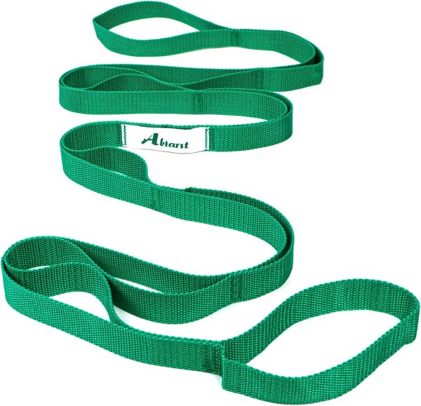 Stretching Strap Yoga Straps for Physical Therapy, 10 Loops Non-Elasti...
