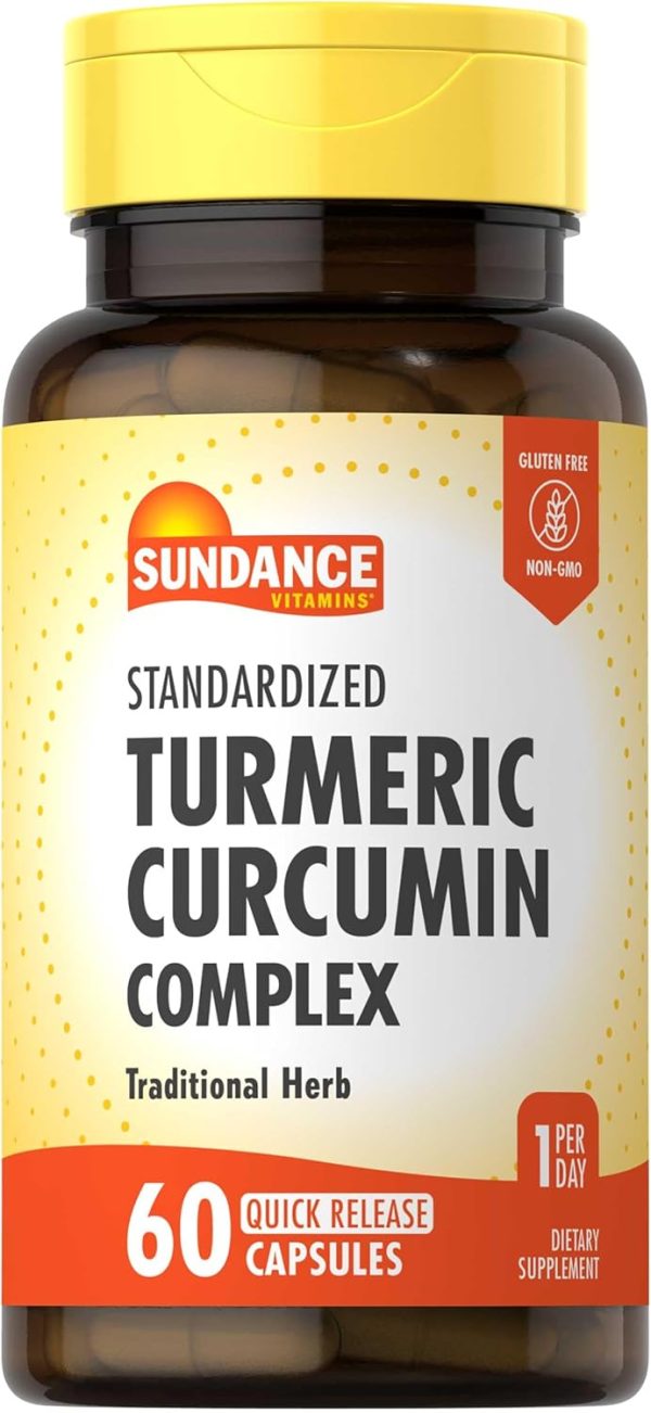 Sundance Turmeric Curcumin Complex | 60 Quick Release Capsules | Tradi...