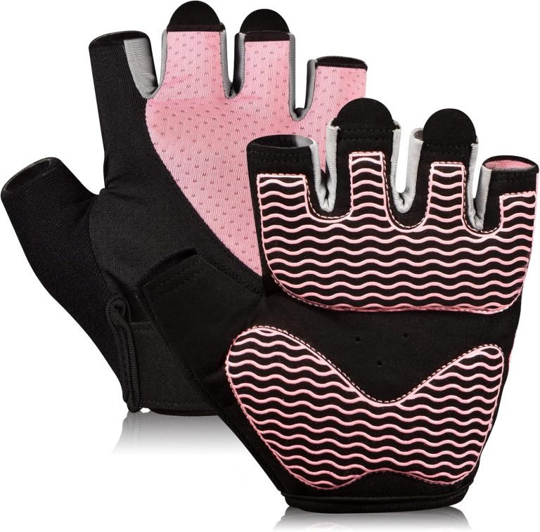 Sunnex Gym Gloves - Fingerless, Breathable Workout Gloves for Weightli...