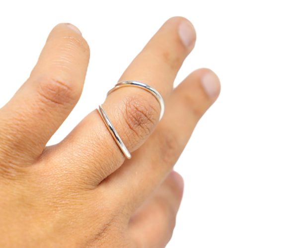 Swan Splint Ring Adjustable for PIP or DIP Joint • Swan Neck Splint