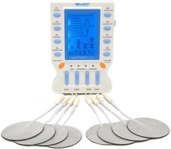 TAMTEC Sport 4 Plus – Electronic Muscle Stimulator EMS TENS 4 Channel ...
