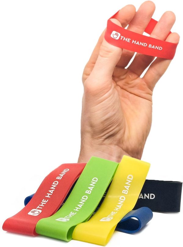 THE HAND BAND – hand exerciser and hand strengthener set - 10 finger r...