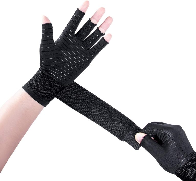 THX4COPPER Compression Arthritis Gloves with Strap,Carpal Tunnel,Typin...
