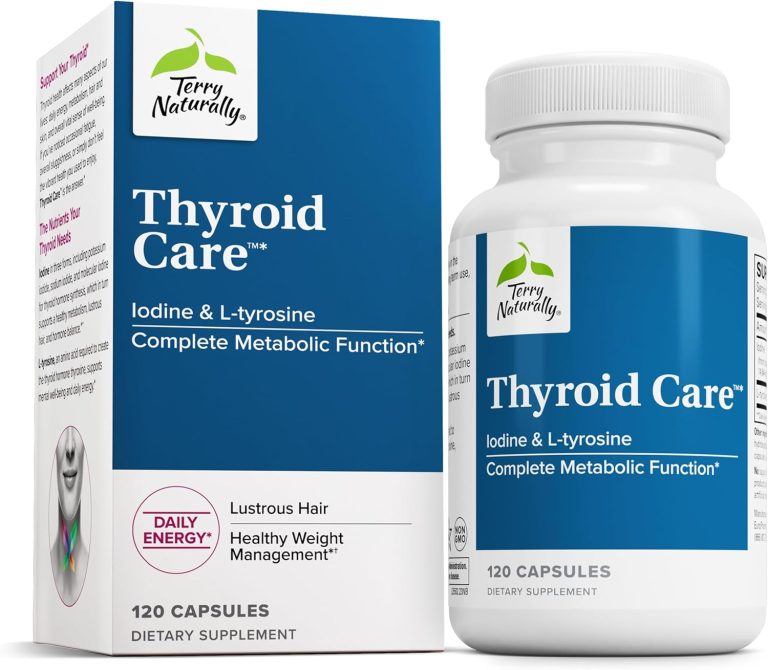 Terry Naturally Thyroid Care - Immune Health & Energy Support Formula ...
