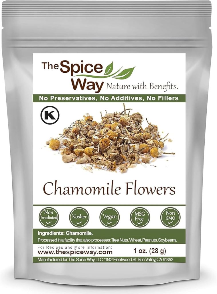 The Spice Way Chamomile Flowers - (1 oz) Loose Dried Chamomile