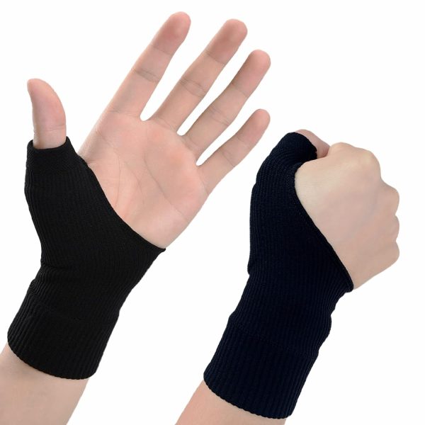 Thumb Wrist Arthritis Gloves (2Pcs), Elastic Compression Sleeves Finge...