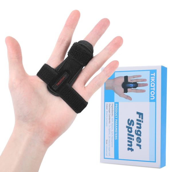 Tikaton Trigger Finger Splint, Adjustable Support, Finger Brace for Al...