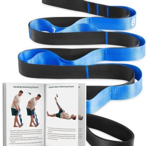 Trideer Stretching Strap for Physical Therapy, Non-Elastic Yoga Strap ...