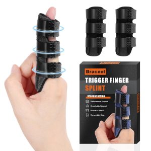 Trigger Finger Splint 2pcs for Arthritis, Injury, Broken, Finger Strai...