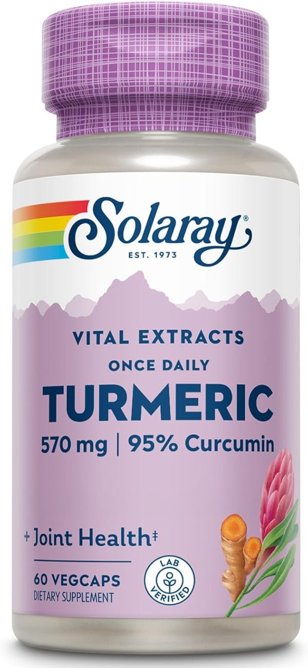Turmeric One Daily Solaray 60 VCaps