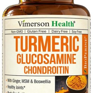 Turmeric Supplement with Glucosamine Chondroitin. Joint Supplements fo...