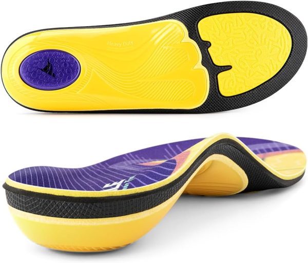 VALSOLE Heavy Duty Support Pain Relief Orthotics - 220+ lbs Plantar Fa...