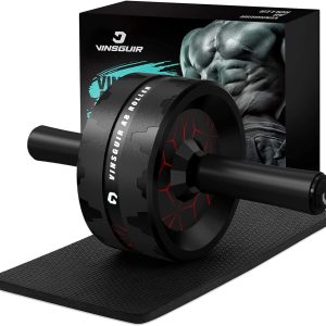 VINSGUIR Ab Roller Wheel, Abs & Core Workout Equipment for Home Gym wi...