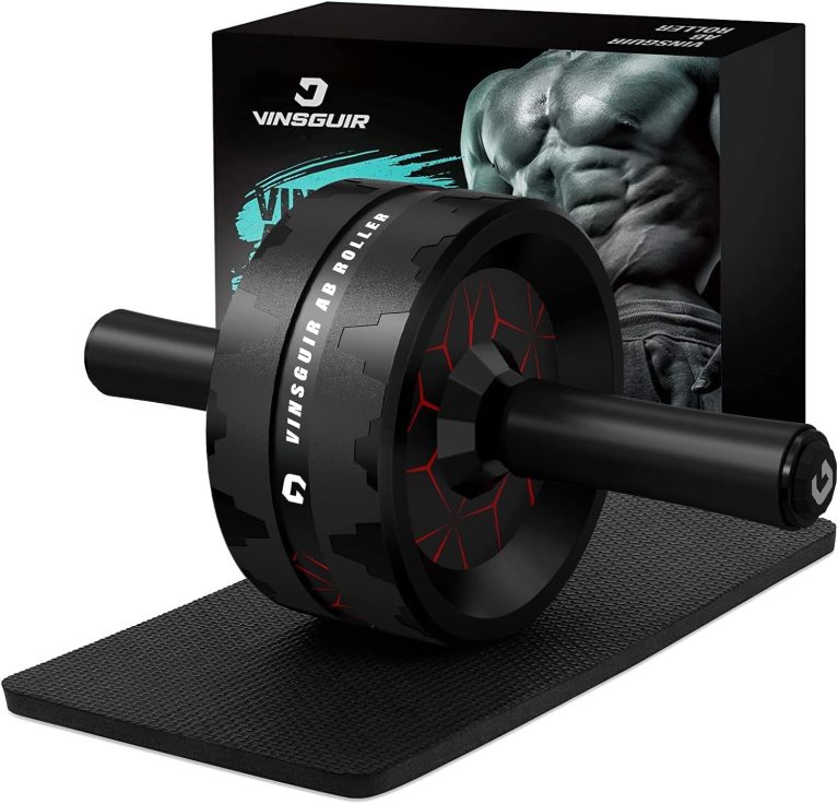 VINSGUIR Ab Roller Wheel, Abs & Core Workout Equipment for Home Gym wi...