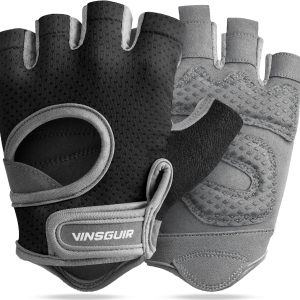VINSGUIR Breathable Workout Gloves for Women, Weight Lifting Gloves fo...