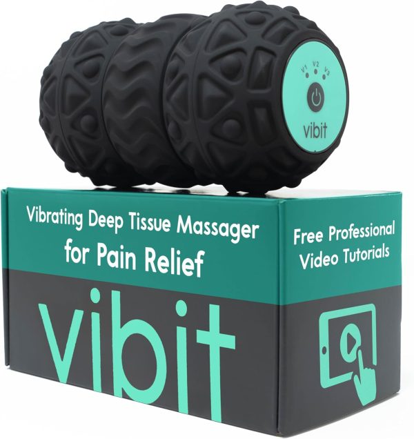 Vibit - Vibrating Massager for Plantar Fasciitis, Pain Relief and Scia...