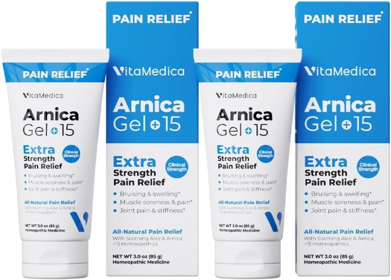 VitaMedica Arnica Gel Plus 15 Healing Plant Compounds, Extra Strength ...