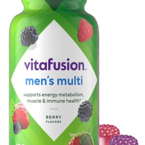 Vitafusion Adult Gummy Vitamins for Men, Berry Flavored Daily Multivit...